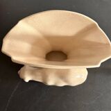 Art Deco polar bear vase in crackle-effect ceramic