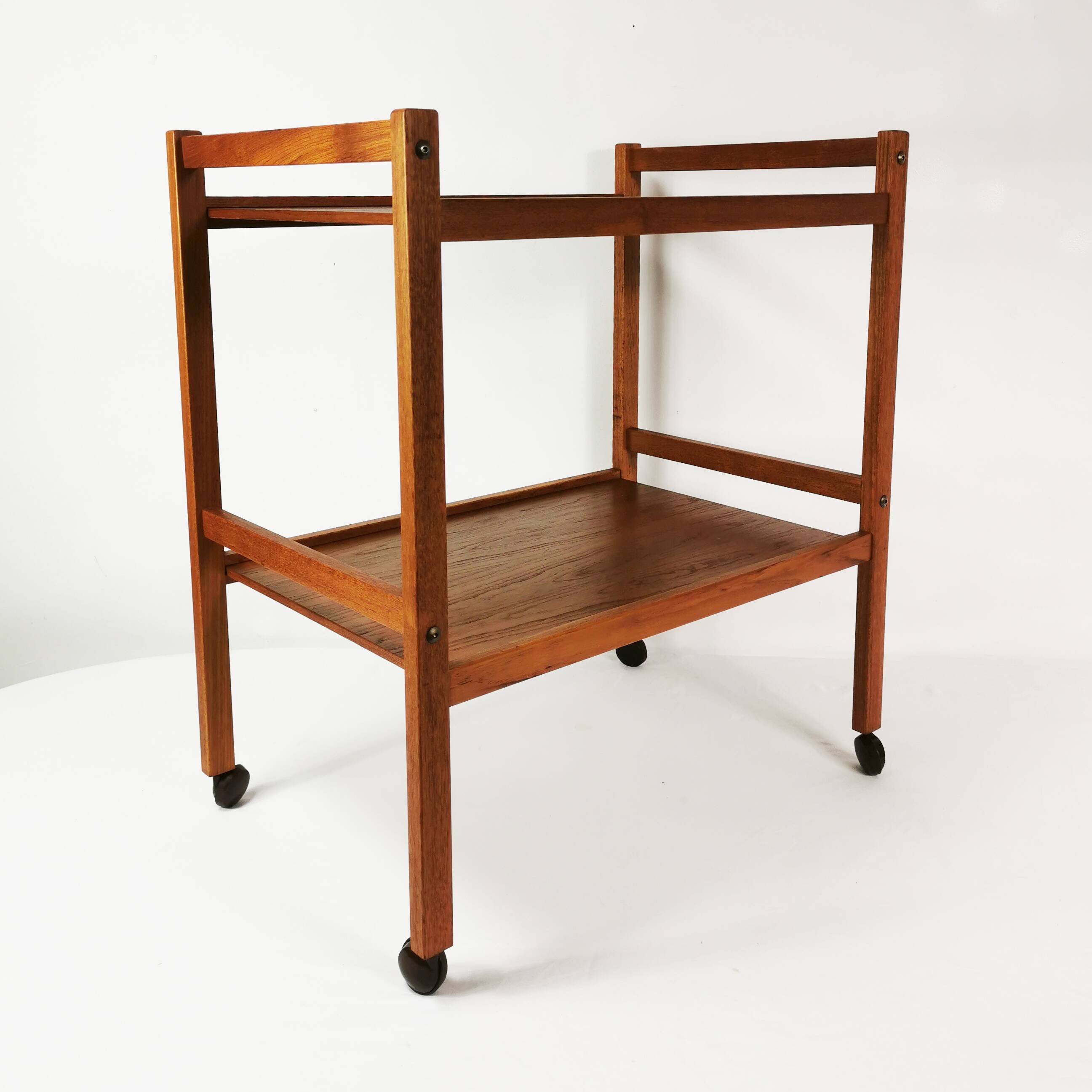 Mid century teak bar table, brdr.forbo, denmark, 1960s