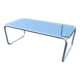 Bauhaus "laccio" style coffee table Marcel Breuer, glass and chrome tubular