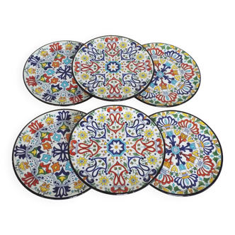 6 ceraplat dessert plates