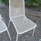 Chaises de jardin années 60