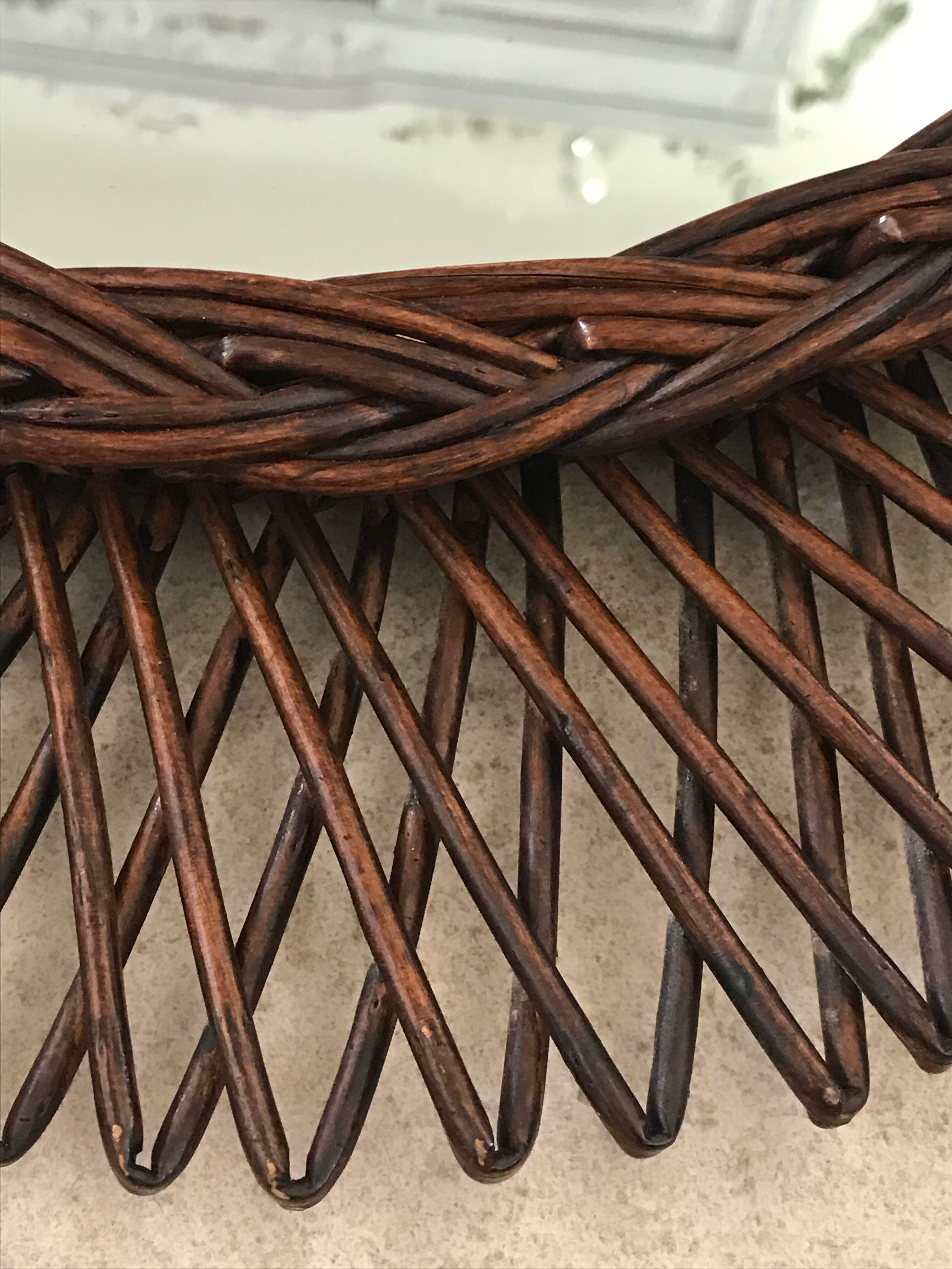 Mirror sun rattan 49cm