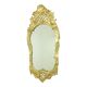 Large Swedish Mirror Gold Leaf Gilded Classic Rococo Style 119cm