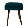 Vintage green-marine stool, 1970s