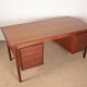 Bureau de Direction Danois en teck par Gunnar Nielsen Tibergaard 1960.