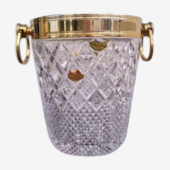 Bohemian crystal champagne bucket