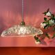 Vintage molded glass lampshade pendant lamp