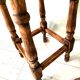 Pair of antique high stools in solid wood