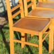 Série de 4 chaises "ELF indislocables"