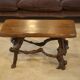Brutalist side table/coffee table in elm from the 1950s.