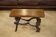 Brutalist side table/coffee table in elm from the 1950s.