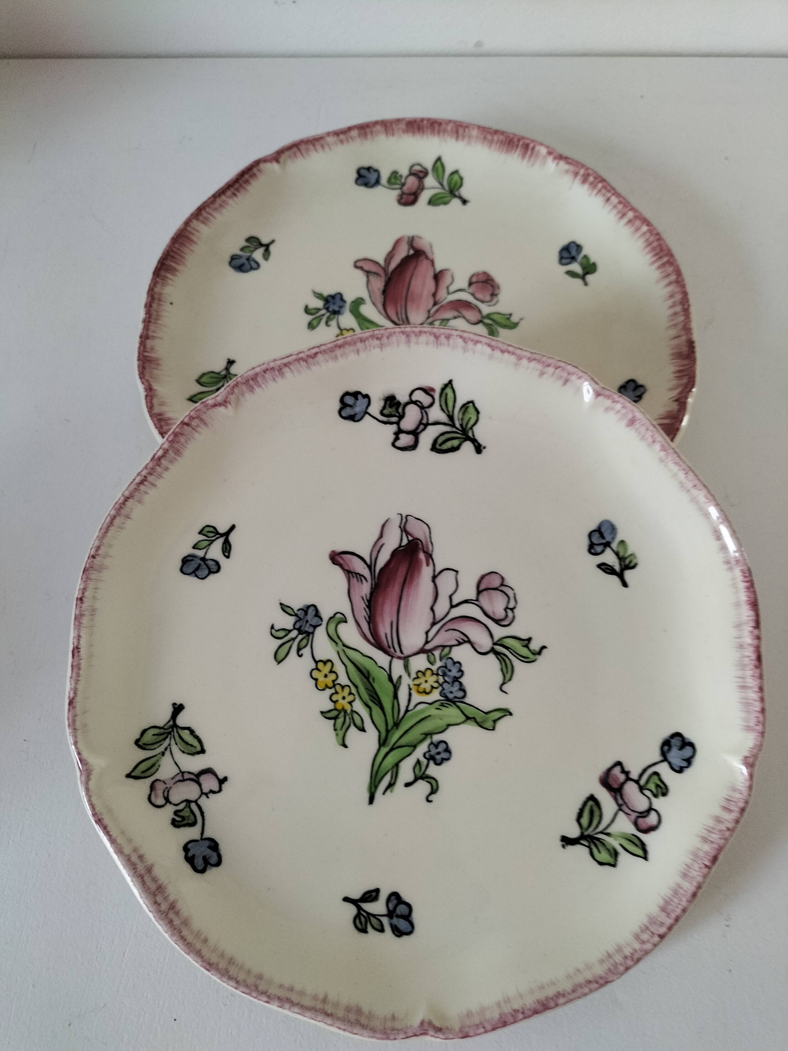 Gien plates, La Lorraine model