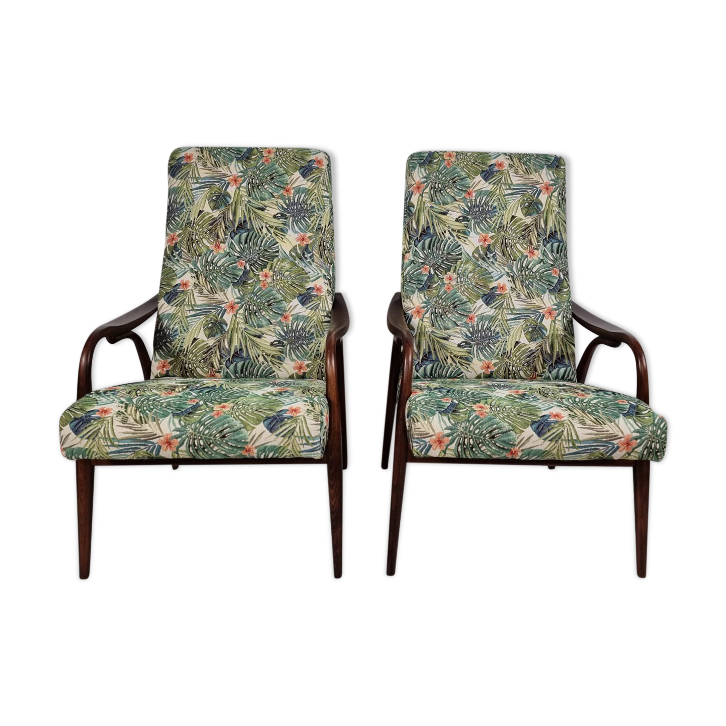 Armchairs 947 for Ton, 1970s