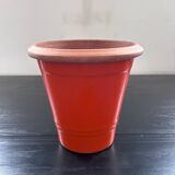 Cache pot vintage orange