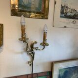 Pair of wall light in Bronze Louis XVI