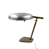Oscar Torlasco, brass desk / table lamp, Prod. Lumi, circa 1960s