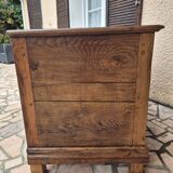 Late 19th century oak laundry chest