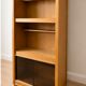 Living room shelf, bookcase with display cabinet by Guillerme and Chambron 1960