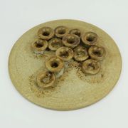 Large rudi stahl candle holder for 13 candles 1970s west german studio pottery