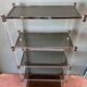 70s shelf in plexiglas and smoked glass