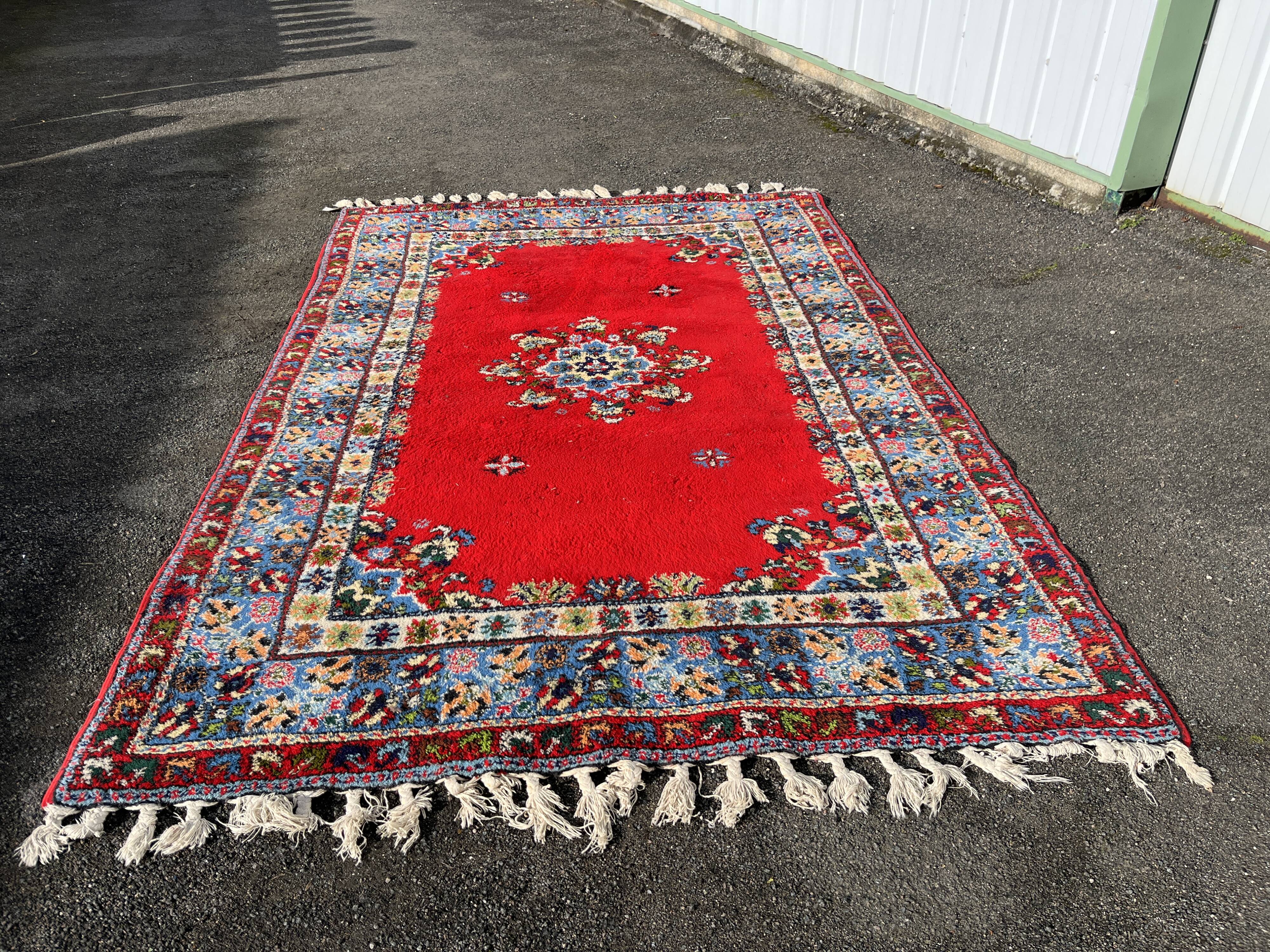 Large antique Oriental carpet - Persian (Kashan/Tabriz) - 307 x 204 cm