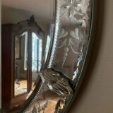 Oval Venetian mirror