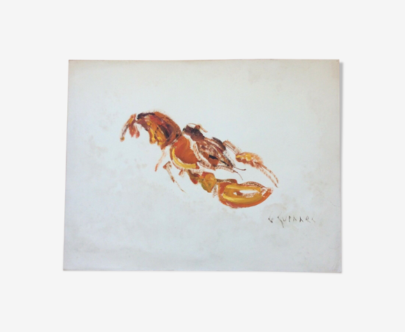 Le homard signé Jean Le Guennec 1924/1988