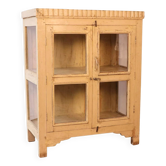 Art Deco cabinet in original ecru patinated Burmese teak.