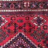 Tapis Vintage Hamadan Fait Main en Laine – Années 1970 – 136 x 205 cm – Rug