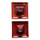 Pair of Hustadt Leuchten ceramic wall lights