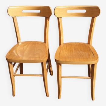 Paire de chaises bistrot