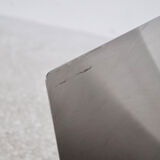 Magazine holder anonymous work 70' brushed steel