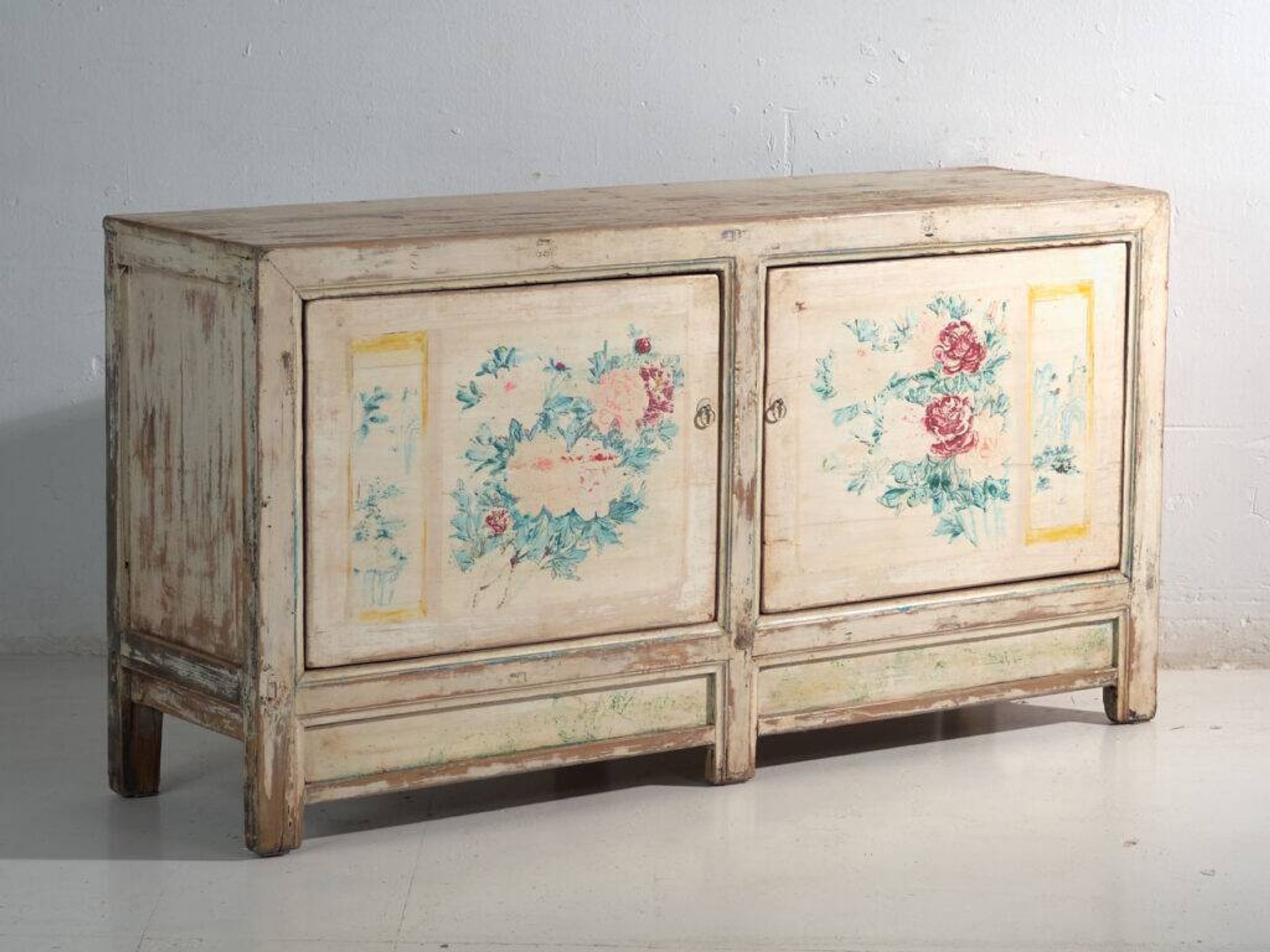 Antique buffet painted in pine wood – China, circa 1930