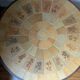 rare table basse ''ronde'' Vallauris par Raymonde Leduc.