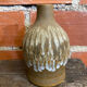 Vase Ancien Céramique Flammée Brune Années 70 Vintage