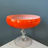 Red vintage Murano style vase/glass