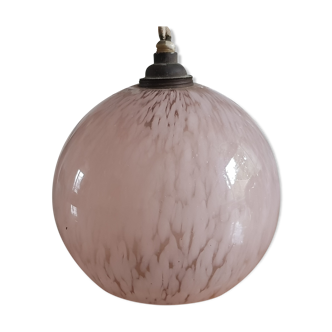Vintage opaline hanging lamp
