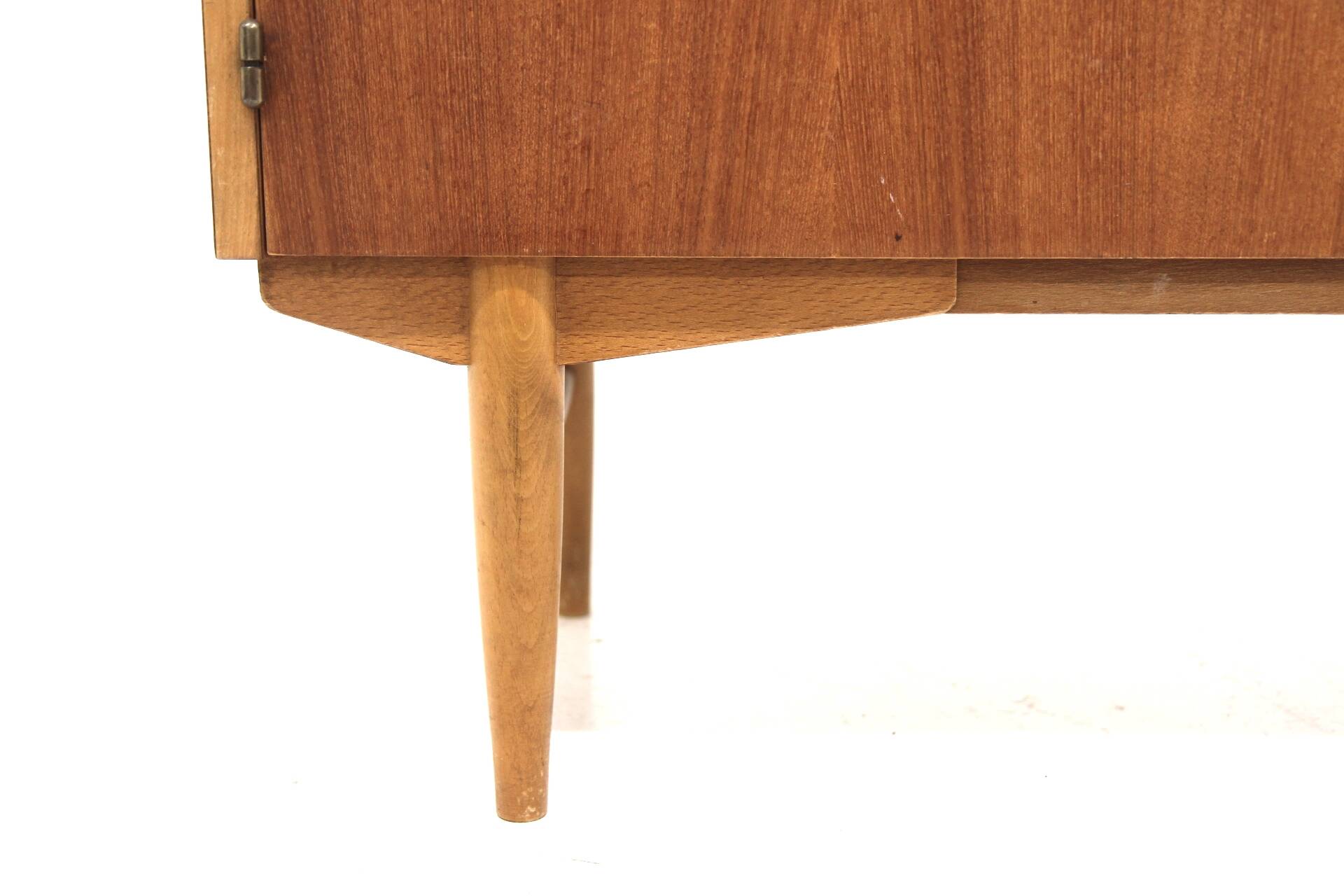 Scandinavian teak secretary, Hugo Troeds, Bjärnum, Sweden, 1950