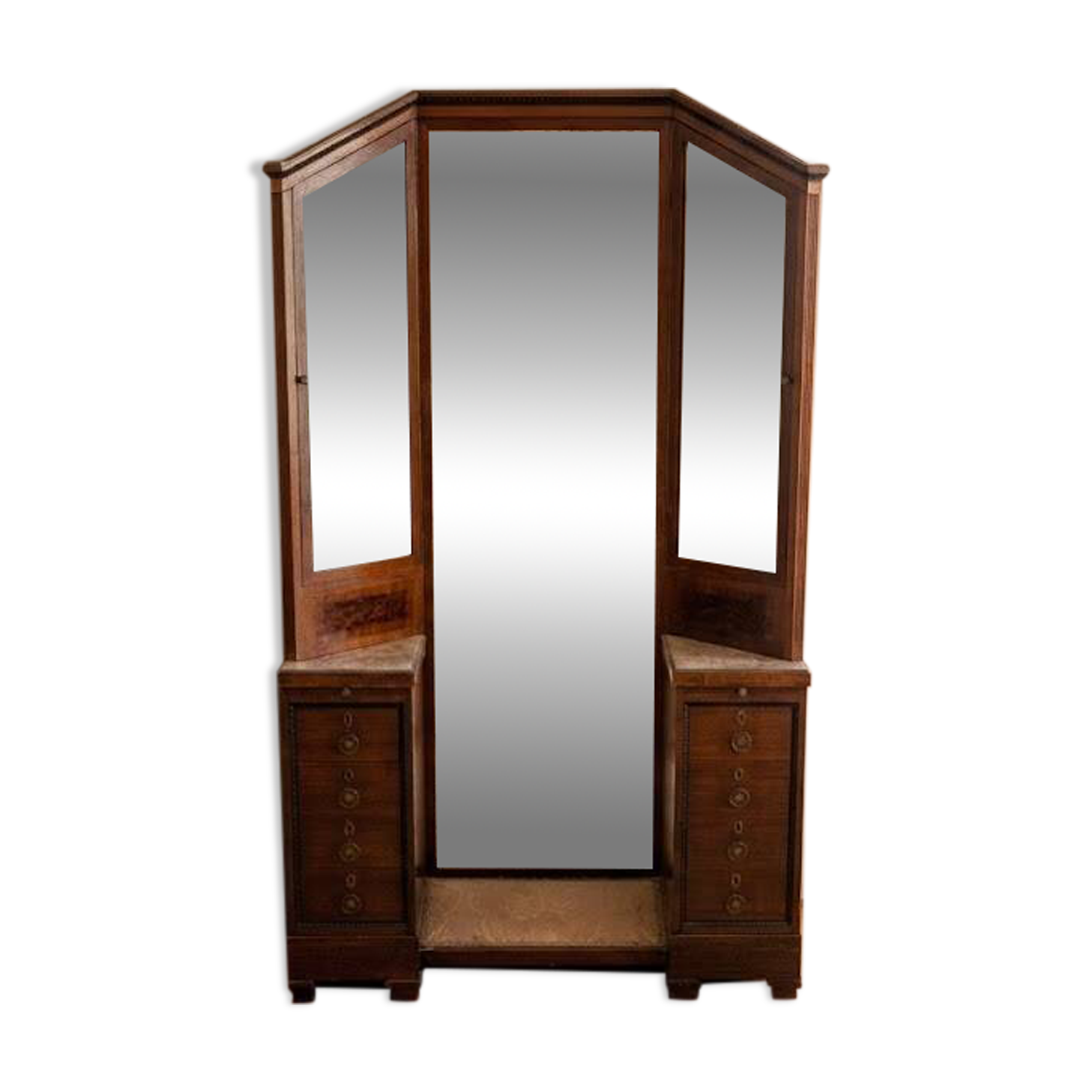 Antique dressing table from the 1920s, Poland.
