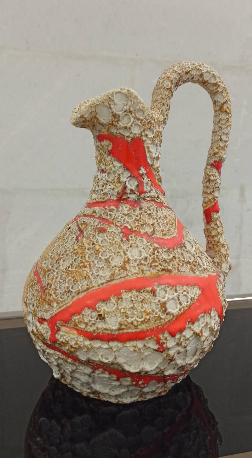 Ceramic vase from Vallauris, 70's