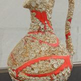 Ceramic vase from Vallauris, 70's