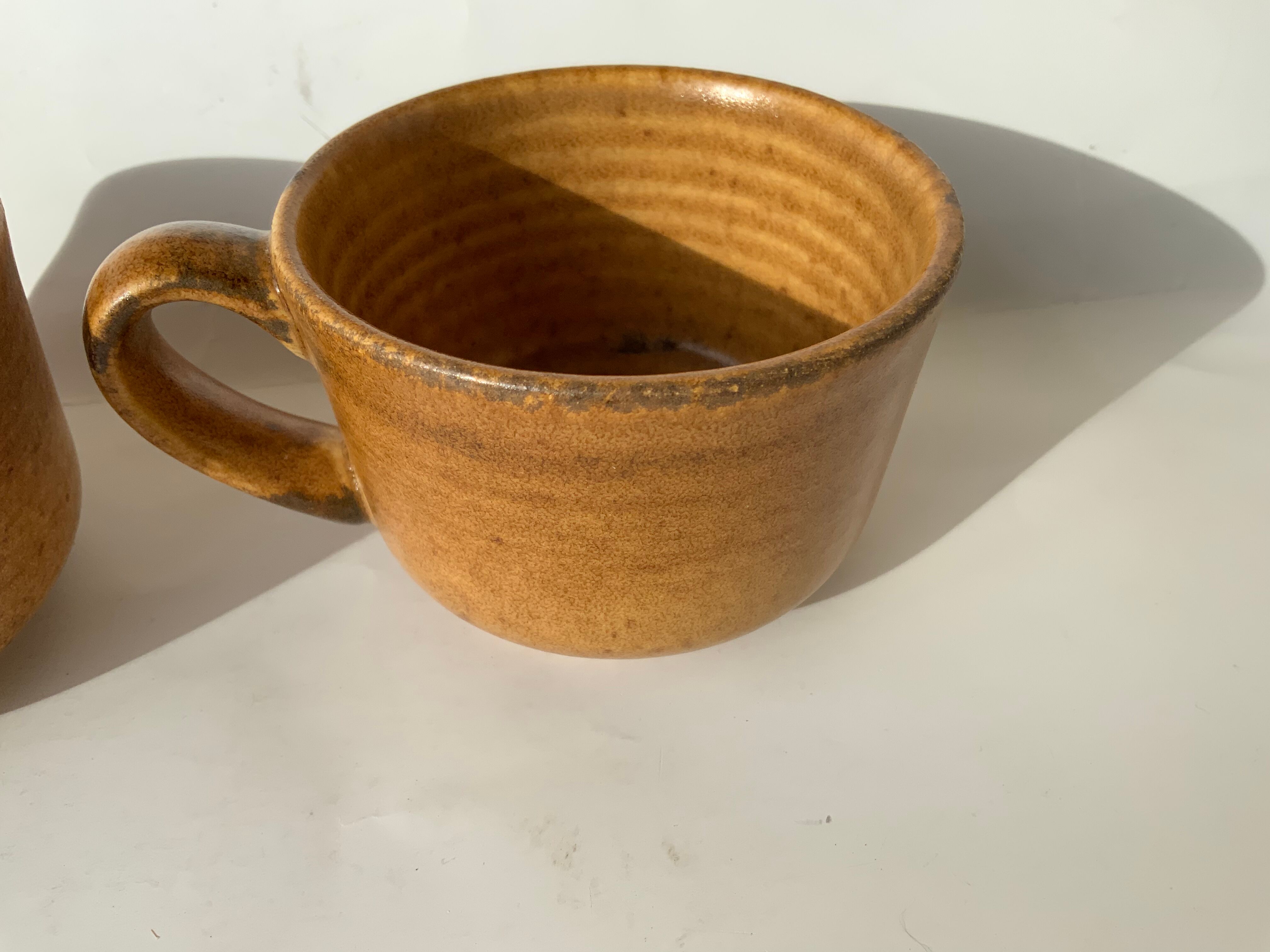 Selency stoneware cups x Monoprix Croisé Laroche