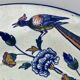 Plate gien with cornucopia decoration insect peacock butterfly