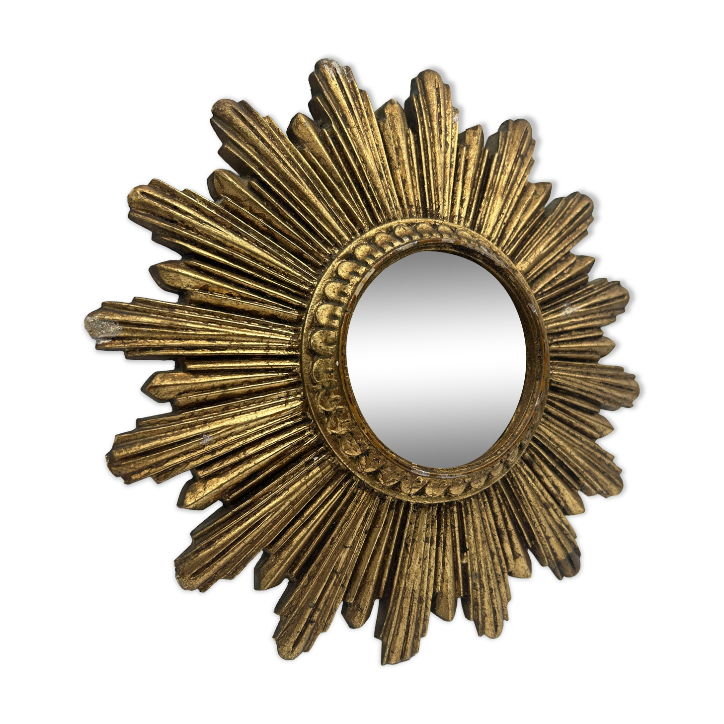 Miroir soleil "oeil de sorcière" en résine