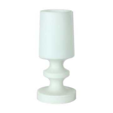 Lampe de table en verre opalin blanc, Stefan Tabery 1960s
