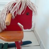 Rocking horse. Multicolored.