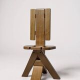 Set of 4 chairs signed by Maison Seltz - 1960