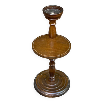 Art Deco Round Shelf in Solid Wood