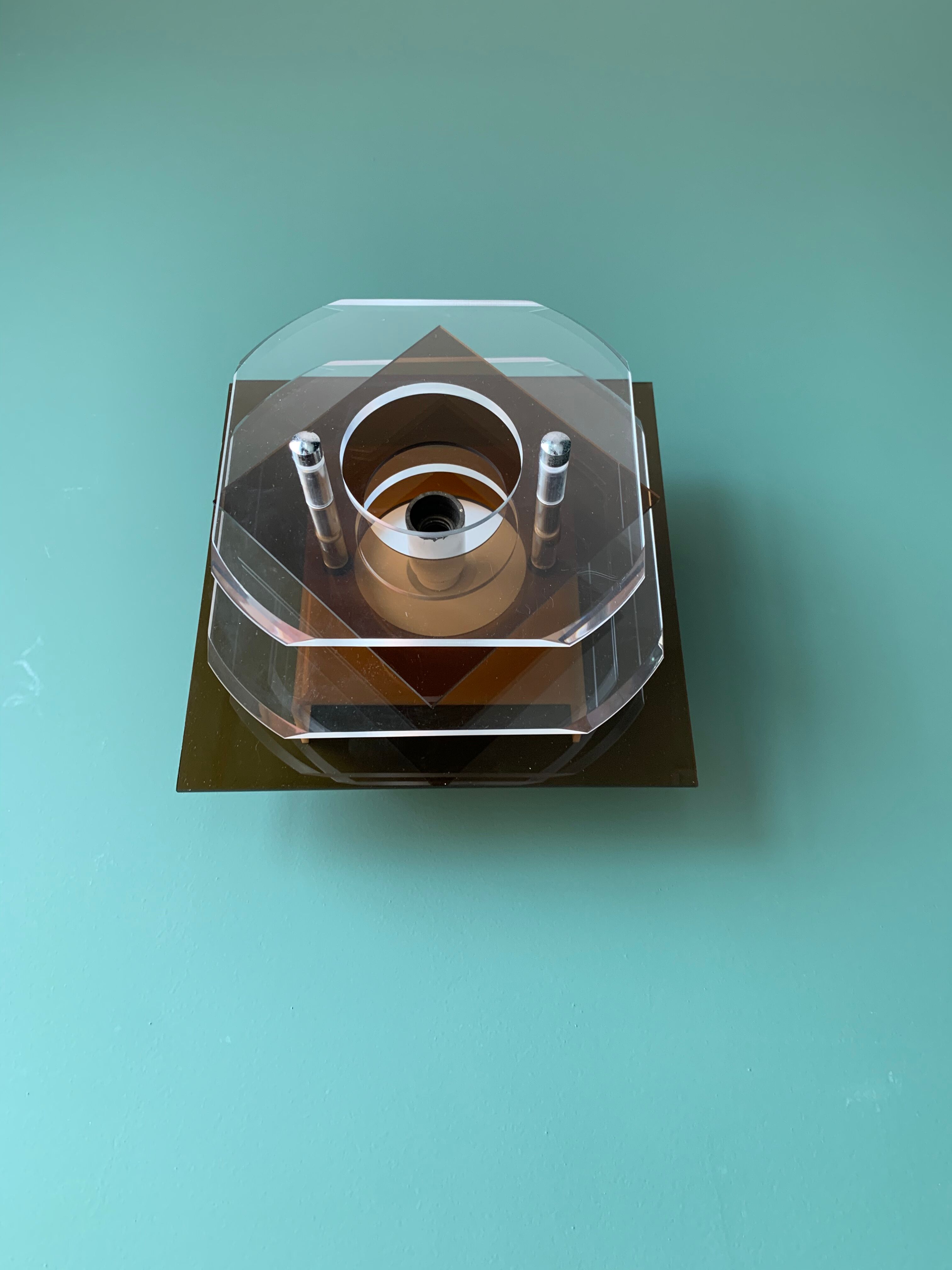 Applique murale Herda, Plexiglas années 80