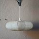 1960s vintage suspension sparkling granulated perspex Mid-Century
